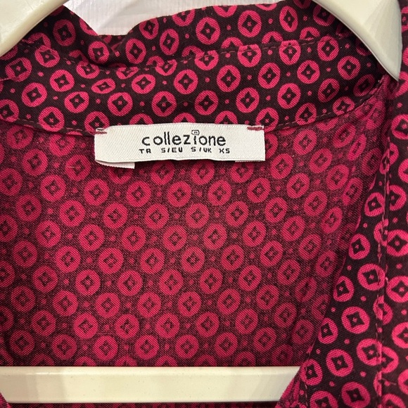 Collezione bordet button up shirt dress lightweight cottagecore 100% viskoz boho - Picture 6 of 7